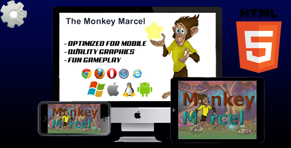 Download The Monkey Marcel – HTML5 Game (capx) Nulled 