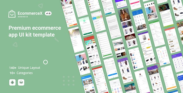 Download EcommerceX – Premium Ecommerce App UI Kit Template 1.0 Nulled 