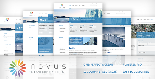 Download NOVUS PSD Template Nulled 