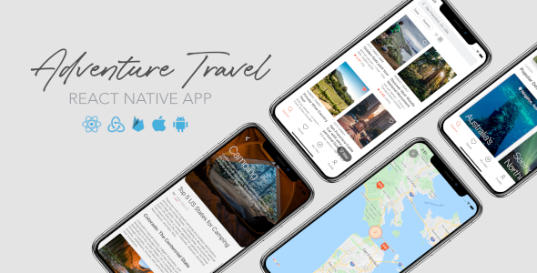 Download Adventure Travel – React Native App Nulled 
