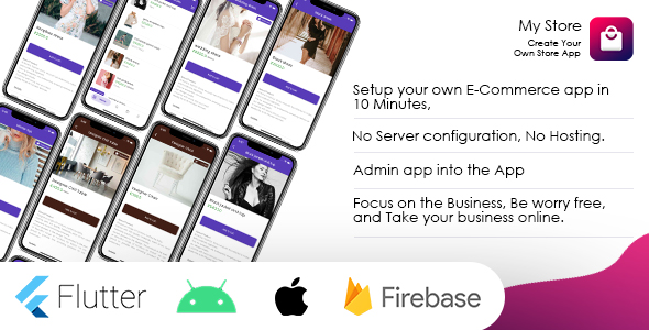 Download My Store – Flutter Firebase E-Commerce App, Grocery, Medicine, Fashion Nulled 