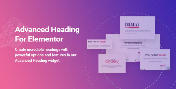 Download Advanced Heading for Elementor Nulled 