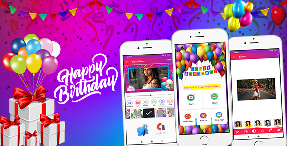 Download Birthday Video Maker (Android App) Nulled 