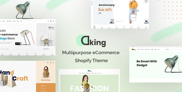 Download Dking – Multipurpose eCommerce Shopify Theme Nulled 