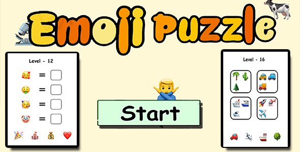 Nulled Emoji Puzzle – HTML5 Mobile Game free download