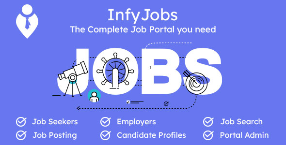 Download InfyJobs – Laravel Job Portal Script with Website Nulled 