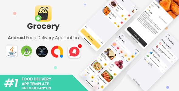 Download Grocery | Android Single Grocery Store Application [XServer] Nulled 