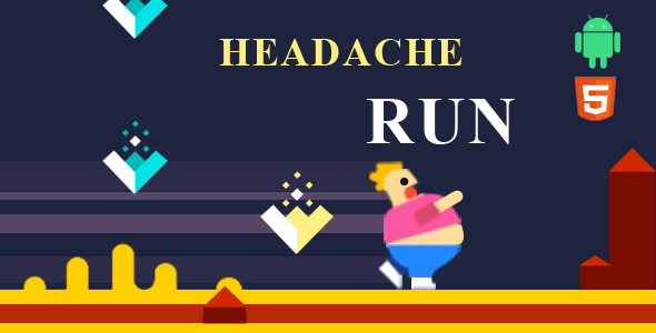 Download Headache run 2d ultimate runner game Nulled 