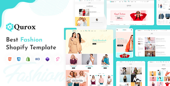 Download Qurox – Responsive Shopify Fashion Theme Nulled 