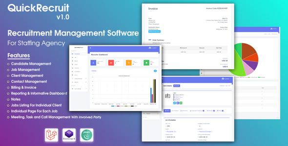 Nulled QuickRecruit – Recruitment CRM and Talent Acquisition System in Laravel free download