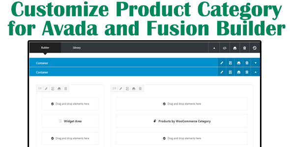 Nulled Customize Product Category for Avada and Fusion Builder free download