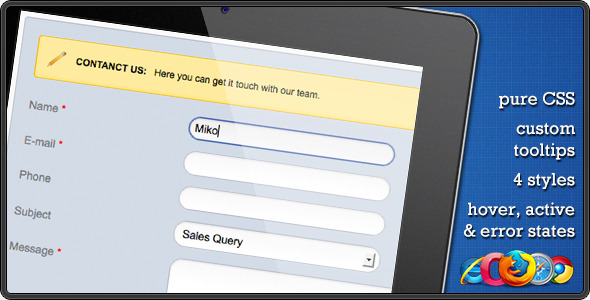 Download CSS Contact Form Nulled 