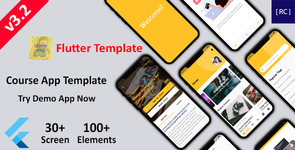 Download Flutter LMS App Template – Learning App Template – Course App Template Flutter – Udemy Clone Flutter Nulled 