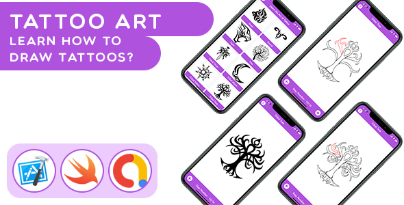 Download Tattoo Art – Learn how to draw Tattoos with step by step tattoo design Nulled 