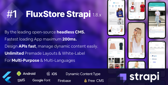 Download Fluxstore Strapi – Fastest Flutter App + Headless CMS Strapi Nulled 
