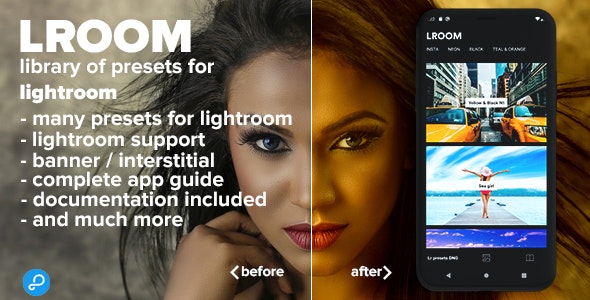 Download LROOM –  collections Lightroom presets (android) Nulled 