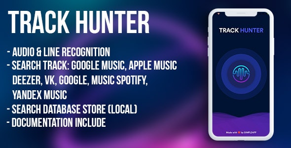 Download Track Hunter (android) – Audio Recognition , search music in cloud Nulled 