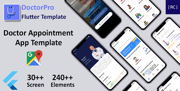 Download Doctor Appointment Booking Android App + Doctor Appointment iOS App Template Flutter | DoctorPro Nulled 