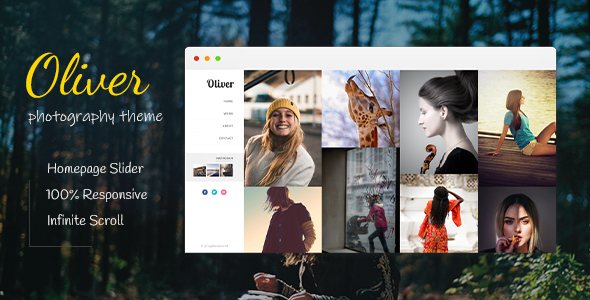 Download Oliver | Photography Blogger Theme Nulled 