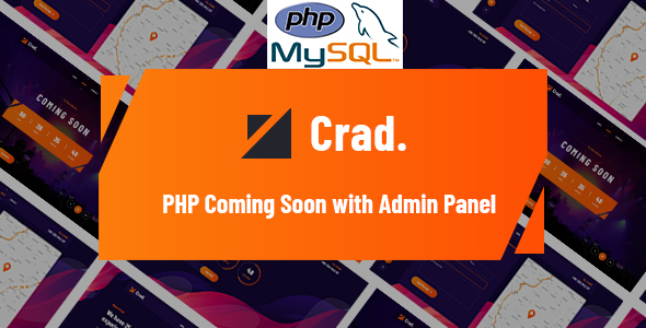Download Crad – PHP Coming Soon with Admin Panel Nulled 
