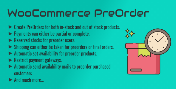 Download WooCommerce PreOrder | Pre Booking | Pre Release Purchase Nulled 