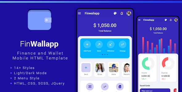 Download Finwallapp Mobile HTML template Nulled 