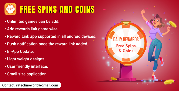 Download Daily Rewards – Free Spins & Coins For Games Nulled 