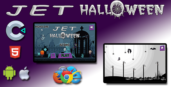 Download Jet Halloween – HTML5 Mobile Game Nulled 
