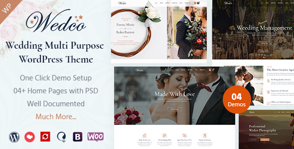Download WedCo – Wedding Multi Purpose WordPress Theme Nulled 