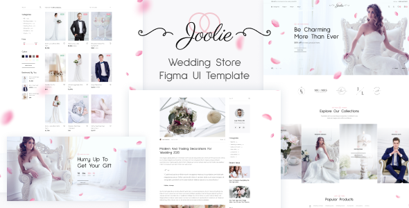 Download Joolie – Wedding Store Figma UI Template Nulled 