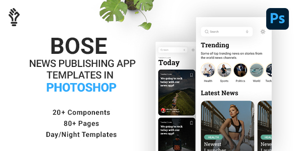 Download BOSE News App Designs in Photoshop Nulled 