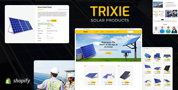 Download Trixe – Solar Responsive Shopify Template Nulled 