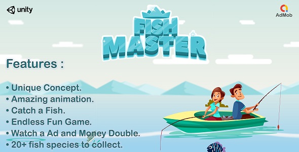 Download Fish Master : Addictive fishing game for Android with Admob Nulled 