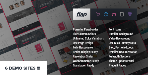 Download FLAP – Business WordPress Theme Nulled 