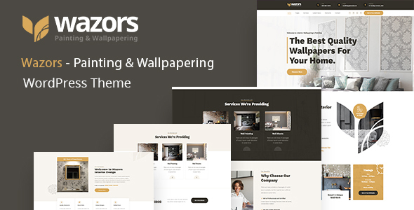 Download Wazors – Painting & Wallpapering WordPress Theme Nulled 