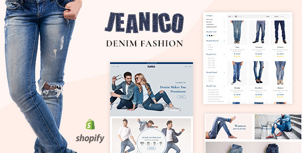 Download Jeanico | Jeans Shopify Theme Nulled 
