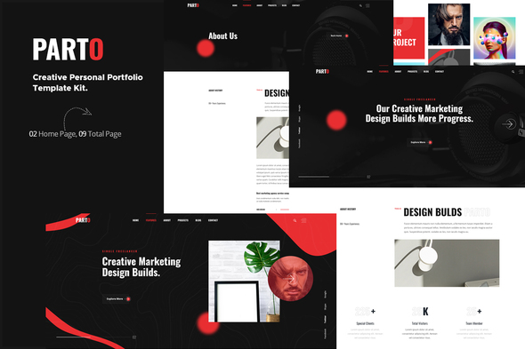 Download Parto – Creative Personal Portfolio Elementor Template Kit Nulled 