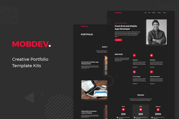 Download Mobdev – Creative Portfolio & Resume Elementor Template Kit Nulled 