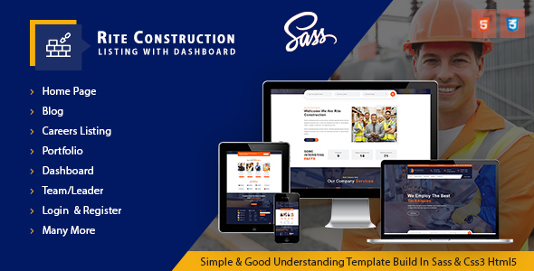 Download Rite Construction Listing Html5 Template Nulled 