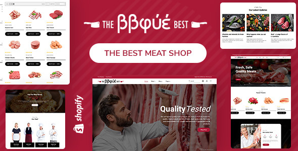 Download BBque – Food, Butcher & Meat Shop Shopify Theme Nulled 