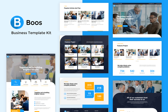 Download Boos – Business Elementor Template Kit Nulled 