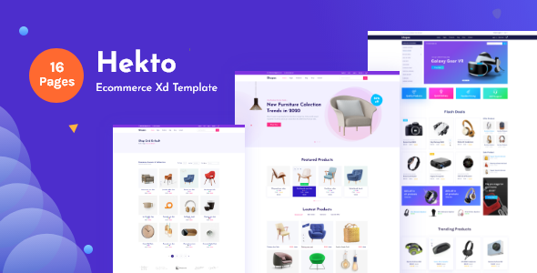 Download Hekto-Ecommerce Xd Template Nulled 