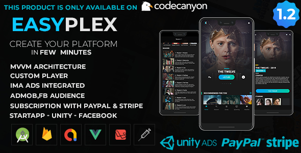 Download EasyPlex – Movies – Live Streaming – TV Series, Anime Nulled 
