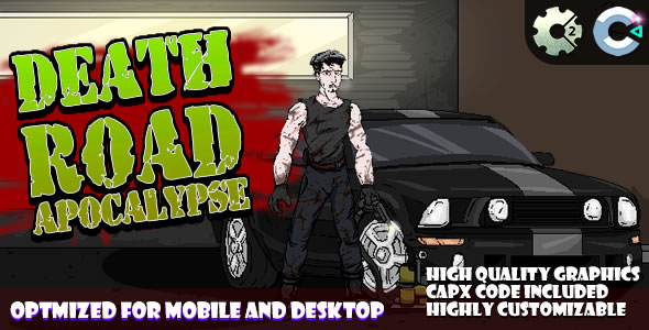 Download Death Road Apocalypse (C2, C3, HTML5) Game. Nulled 