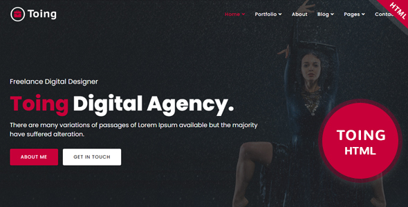 Download Toing – Portfolio HTML Template Nulled 