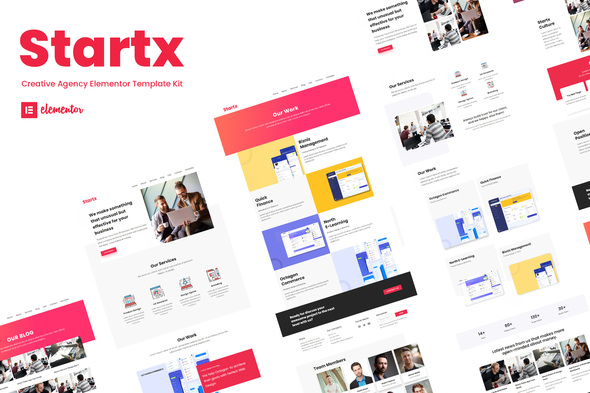 Download Startx – Creative Agency Elementor Template Kit Nulled 
