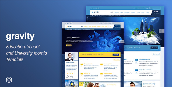Download Gravity – Education Joomla Template Nulled 