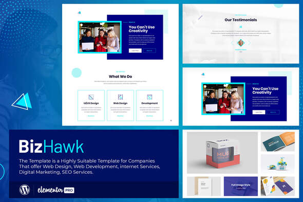 Download BizHawk – Corporate Agency Elementor Template Kit Nulled 