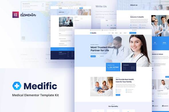 Download Medific – Medical Elementor Template Kit Nulled 