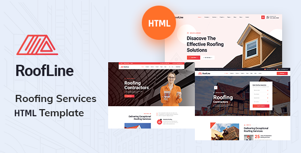 Download RoofLine – Roofing Services HTML5 Template Nulled 